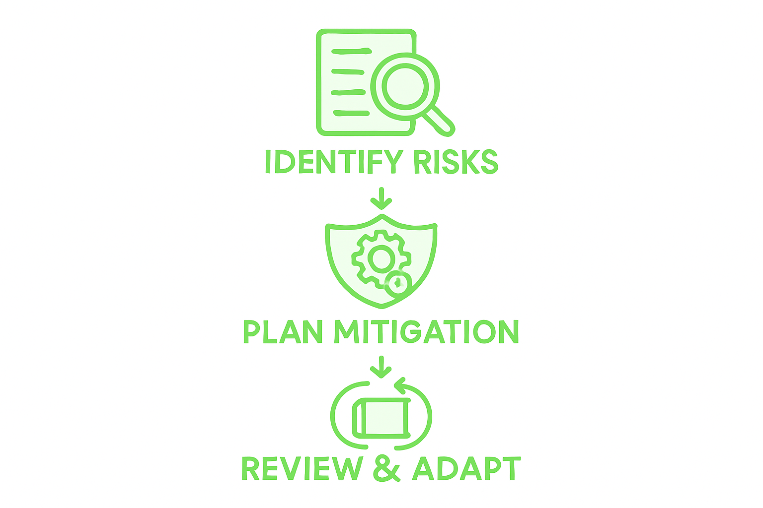 Infographic shows de-risking steps for startups
