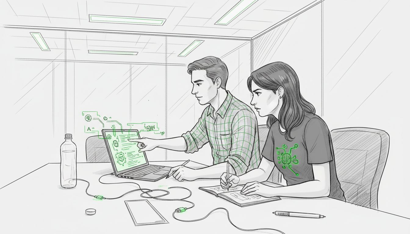 Software engineers reviewing AI generated code
