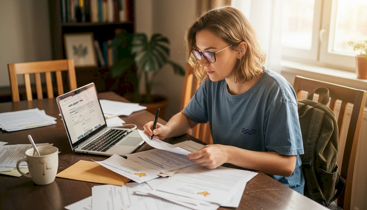 Osoba priprema dokumentaciju potrebnu za ostvarivanje osobne asistencije