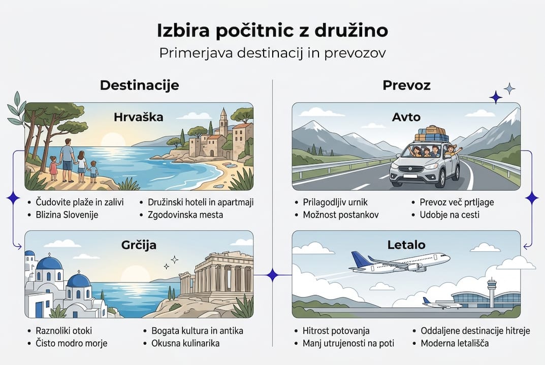 Planiranje obiteljskog odmora