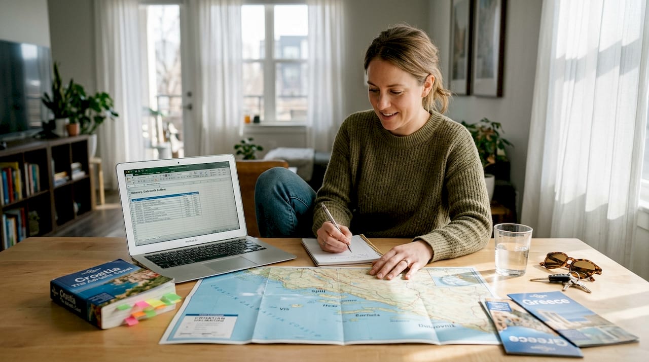 Advisor planning Croatian luxury island itinerary