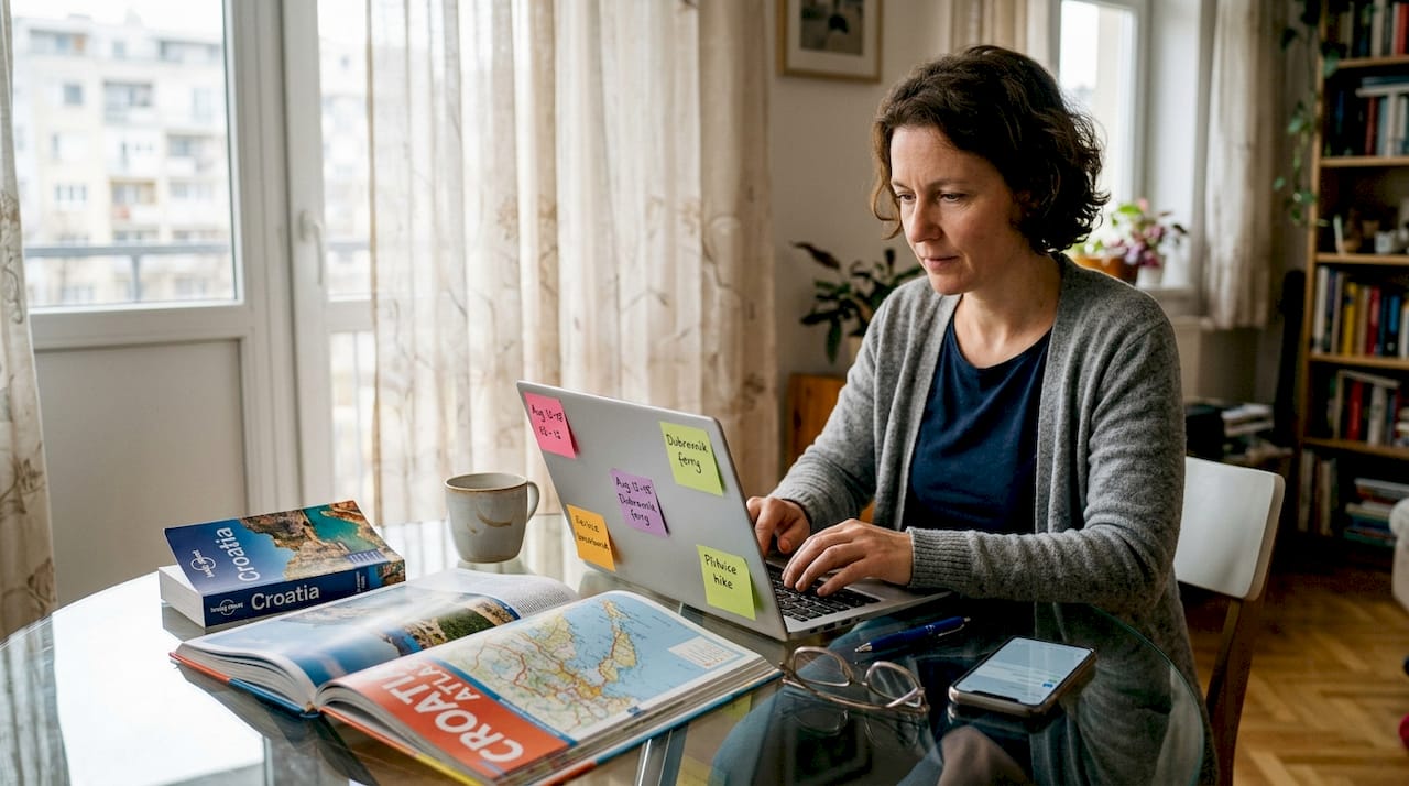 Travel planner organizing Croatia private tour