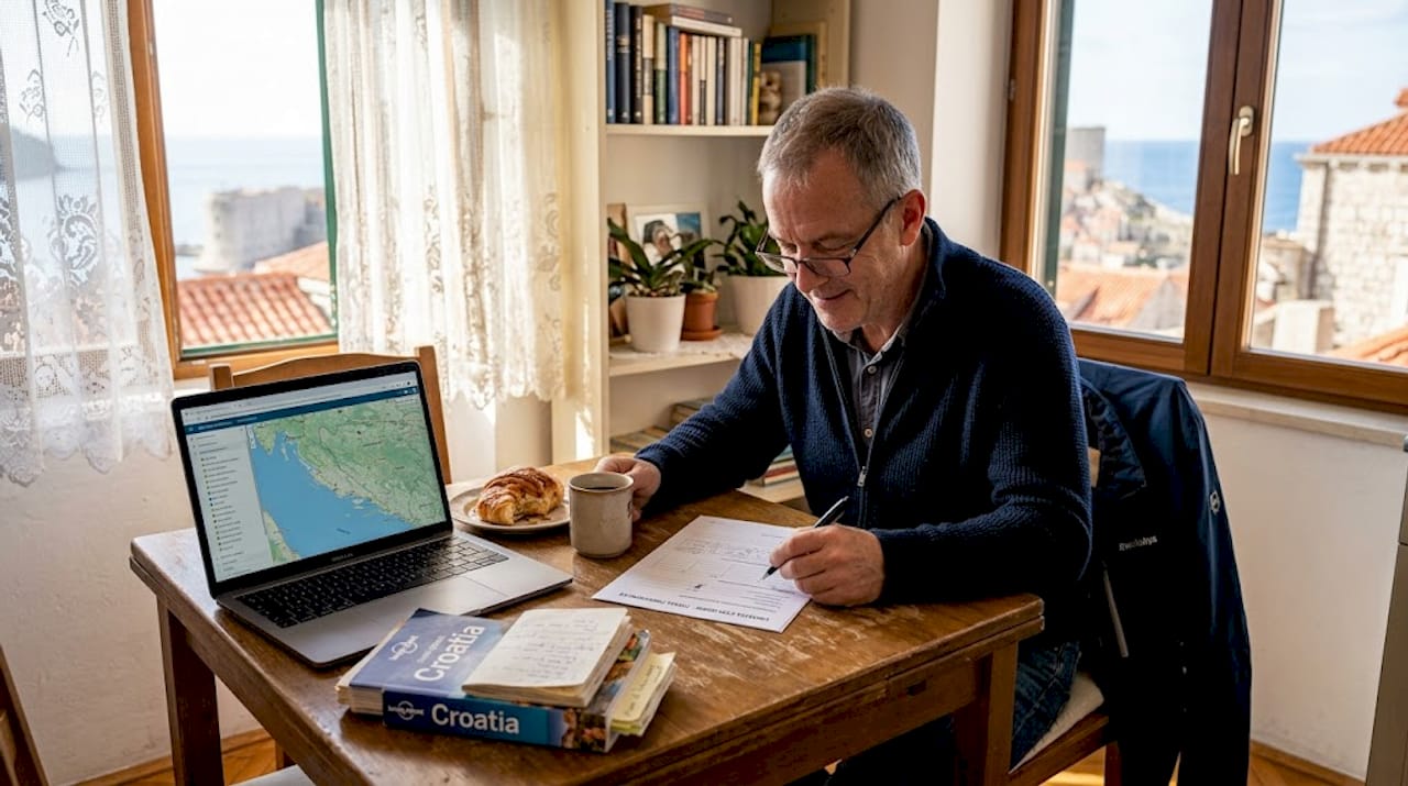 Traveler personalizing Croatia tour from home