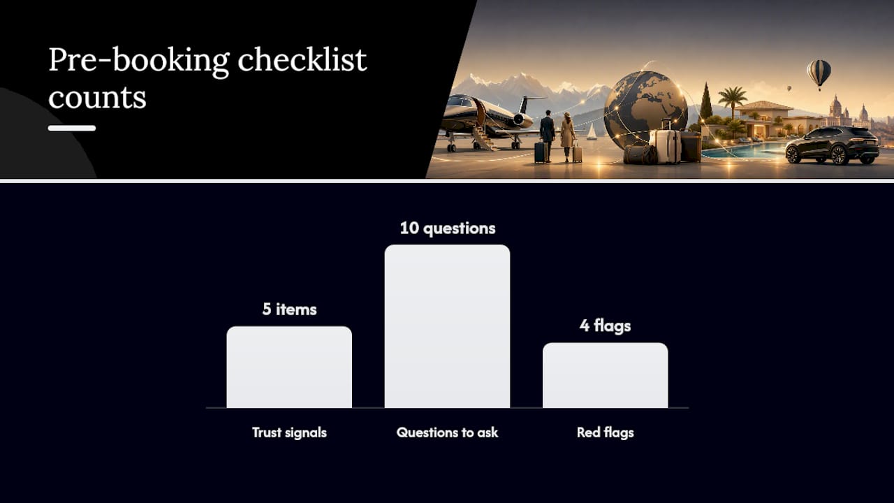 How do you choose a premium travel service provider? — overview diagram