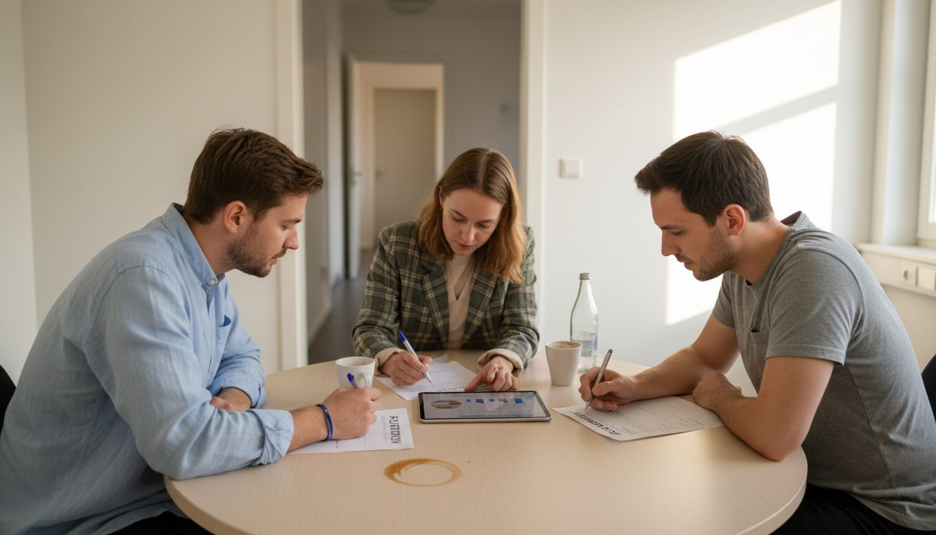 Ein Team arbeitet gemeinsam an der Analyse von Daten aus digitalen Werbekampagnen.