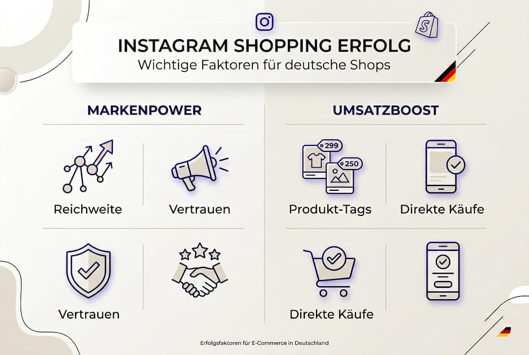 So gelingt erfolgreiches Verkaufen über Instagram: Eine Infografik mit Zahlen und Fakten zum Instagram-Shopping in Deutschland
