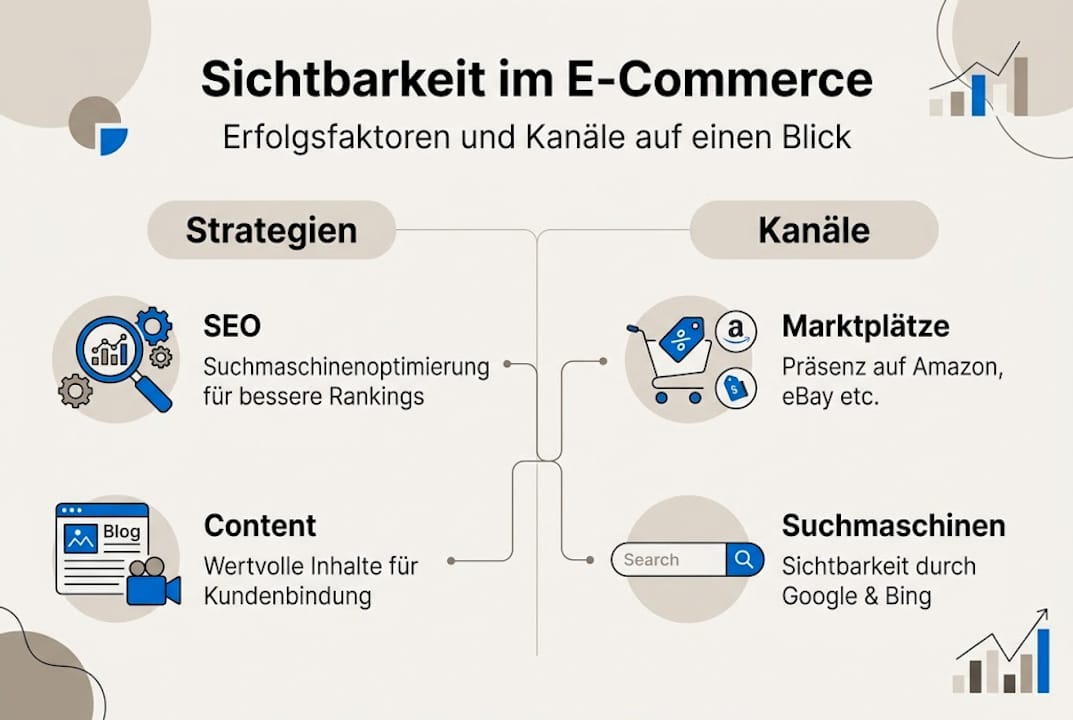 Die Infografik zeigt auf einen Blick, über welche Kanäle Unternehmen besonders erfolgreich sind und welche Strategien sich bewährt haben.