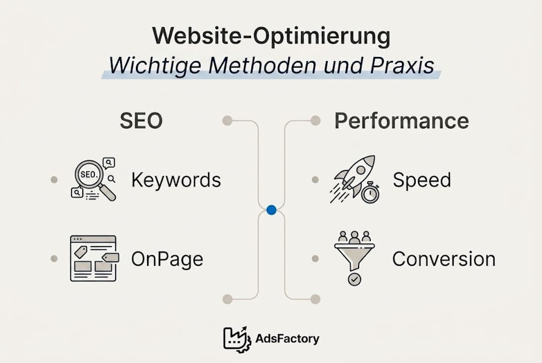 Website-Optimierung auf einen Blick: Die wichtigsten Schritte in der Infografik
