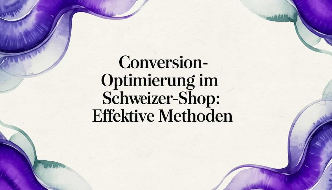 Mit Aquarell gemalte Schleifen umranden das Textfeld und setzen den Titel stilvoll in Szene.
