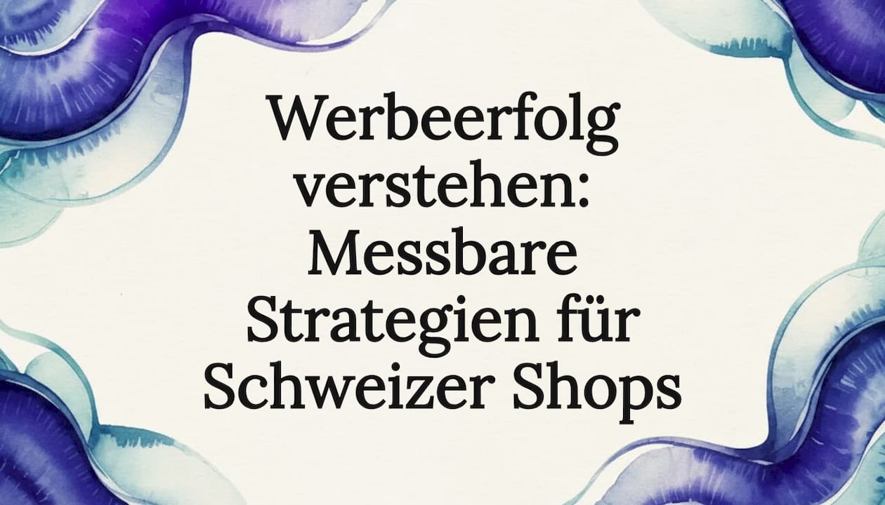 Ein ansprechend gestaltetes Titelbild mit einem Rahmen in Aquarell-Optik – der perfekte Einstieg für Ihre erfolgreiche Werbestrategie.