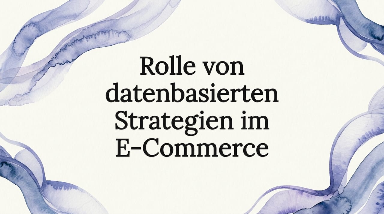 Dekorativer Aquarellrahmen als Blickfang für den Artikeltitel