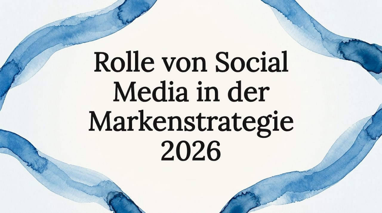 Stilvolle Titelgrafik mit bunten Bändern als dekoratives Element