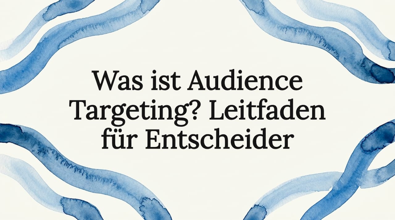 Stilvolle Titelseite mit dekorativem Rahmen in Aquarellblau