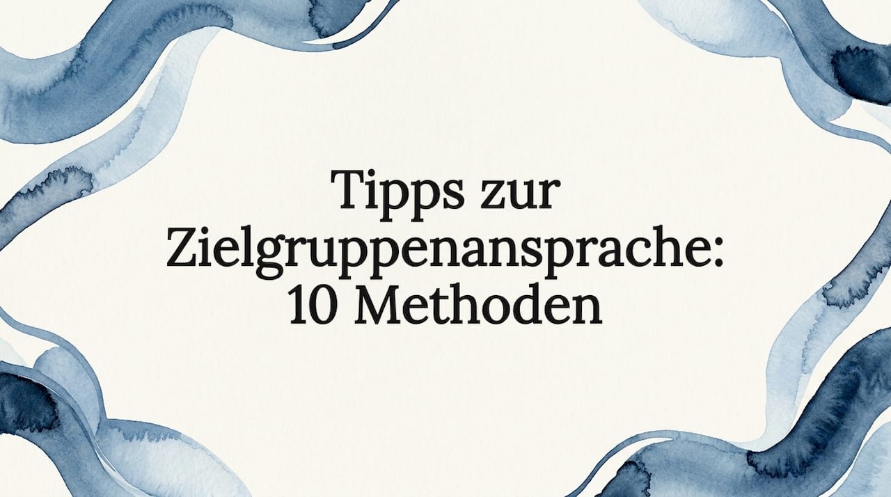Stilvolle Titelkarte im professionellen Editorial-Design