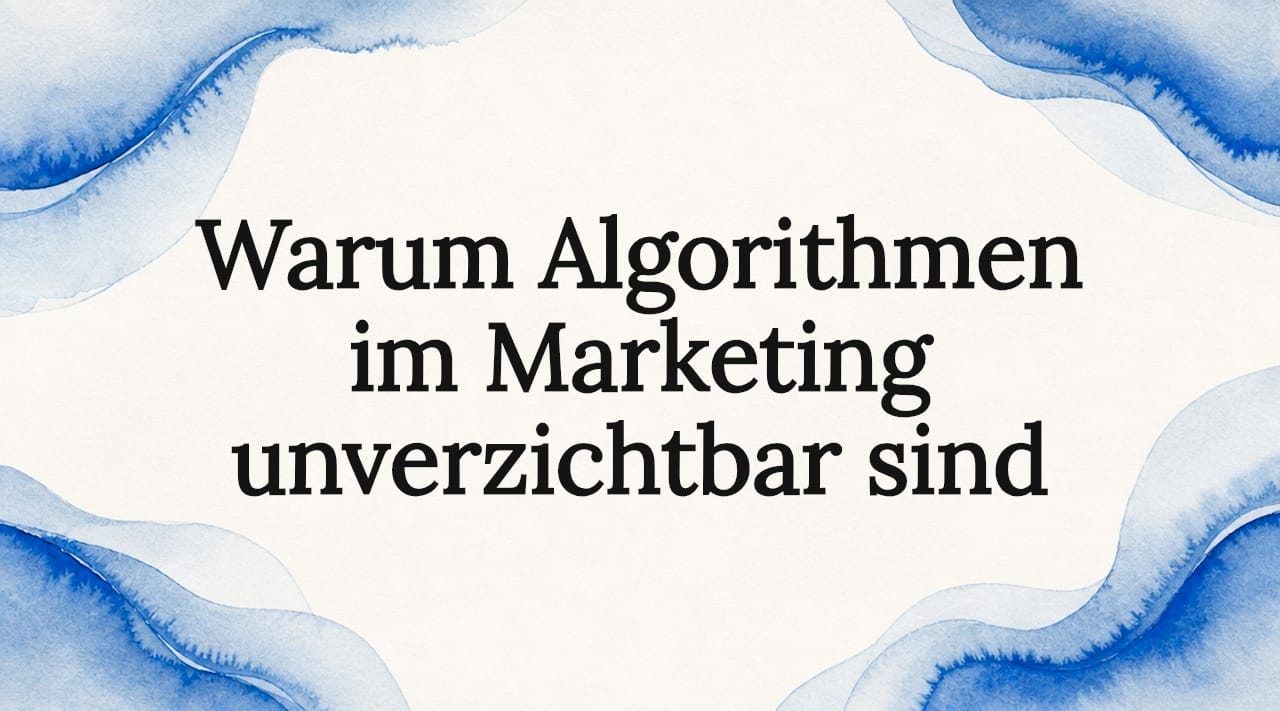 Stilvolle Titelkarte mit modernen Farbakzenten