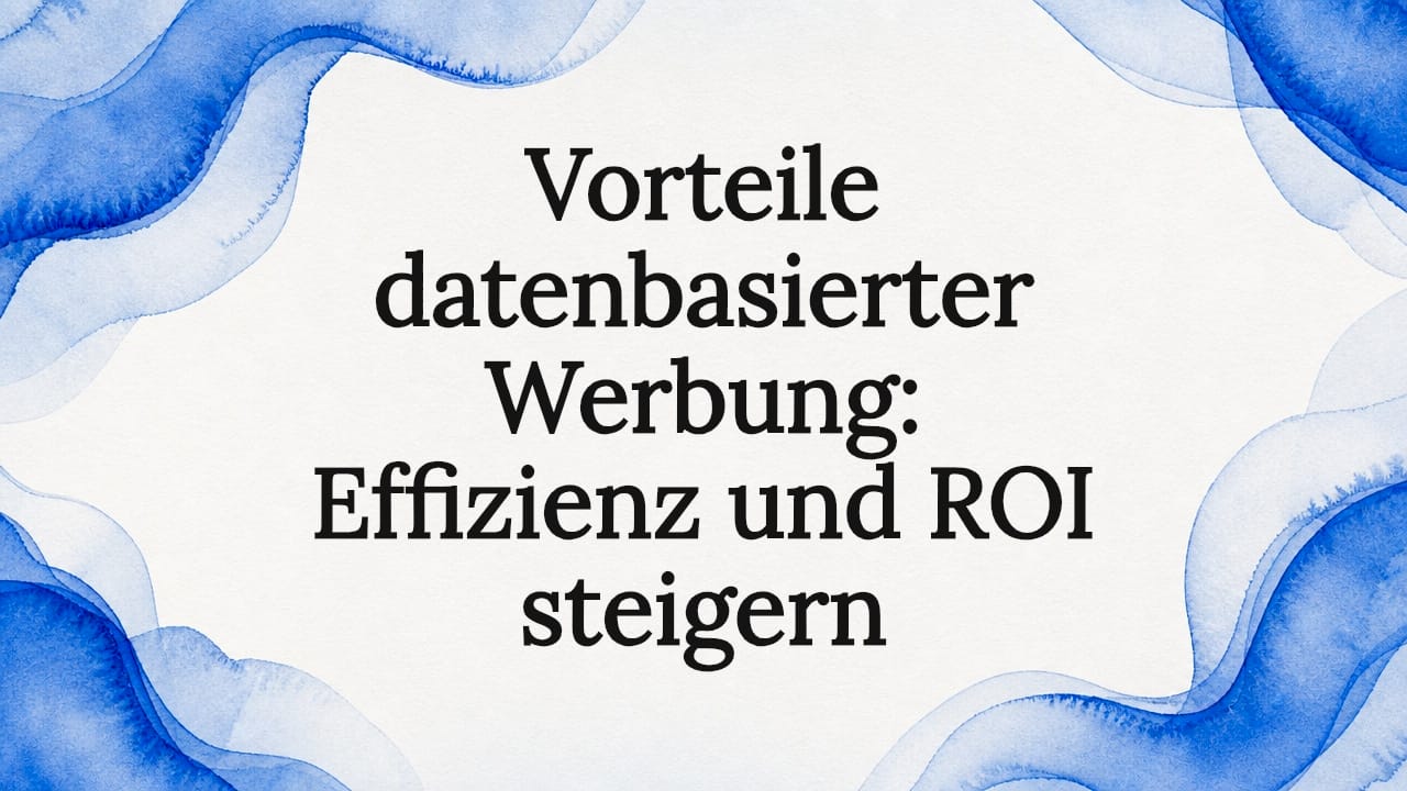 Künstlerische Aquarellrahmen als Blickfang für Ihre Titelgestaltung