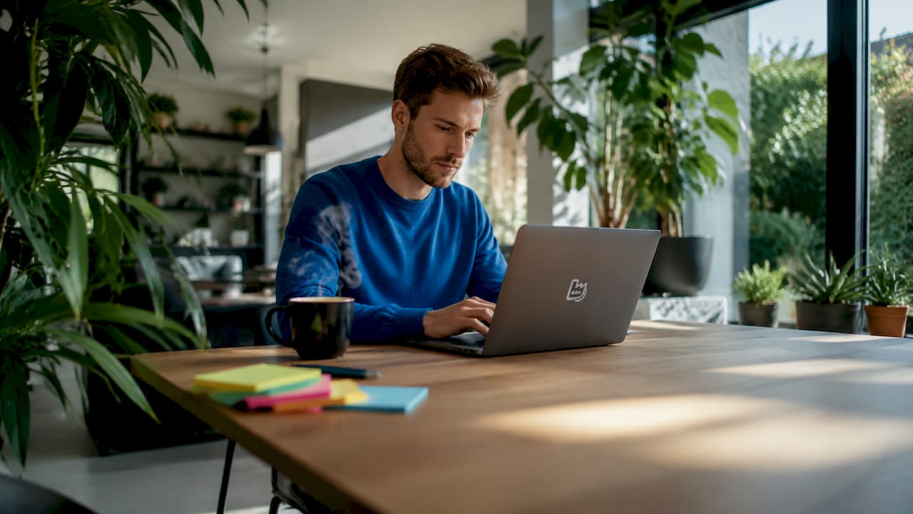 Ein SEO-Experte kümmert sich um die technische Optimierung der Website.