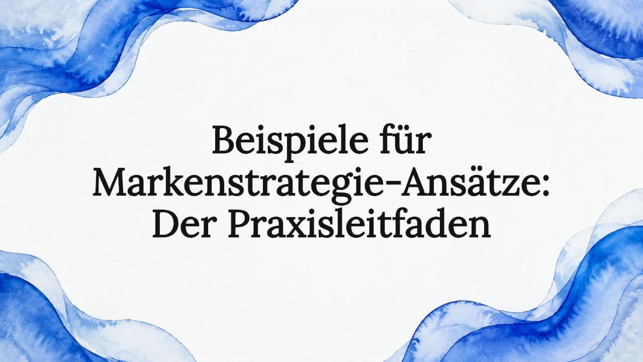 Stilvolle Titelgrafik mit modernen, abstrakten Bändern gestaltet