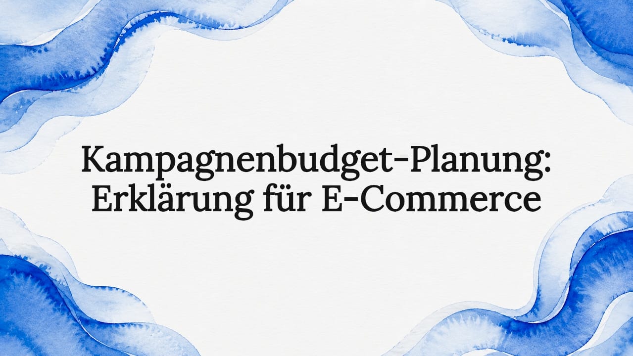Titelkarte mit elegantem Rahmenband, das dezent den Textbereich hervorhebt
