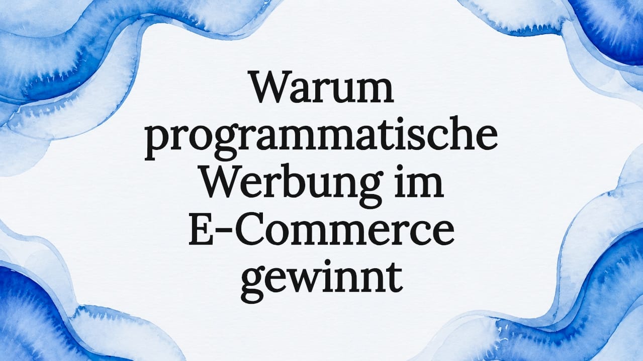 Ein dekorativer Aquarellrahmen hebt den Titel hervor.