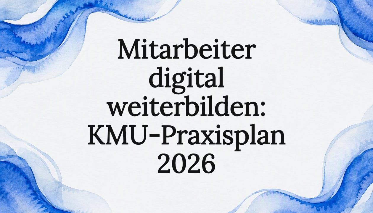 Stimmungsvolle Titelgrafik für den Bereich Weiterbildung