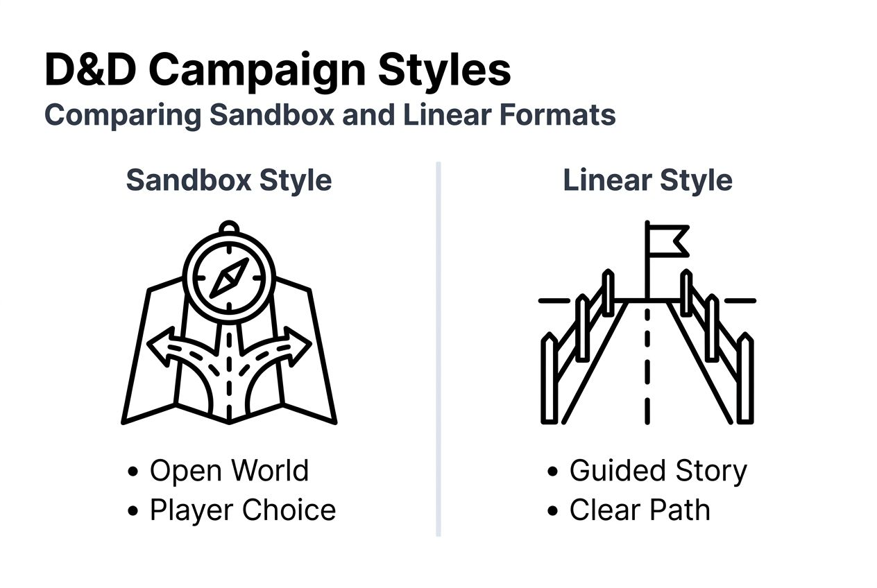 Infographic comparing DD campaign formats