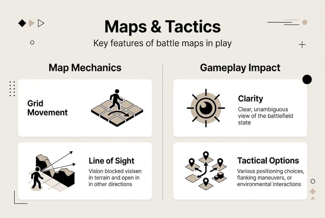 Infographic showing map mechanics and gameplay impact