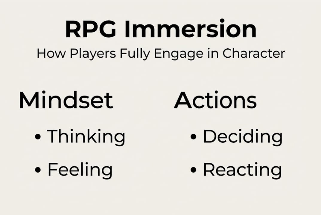 Infographic explains immersion mindset and actions