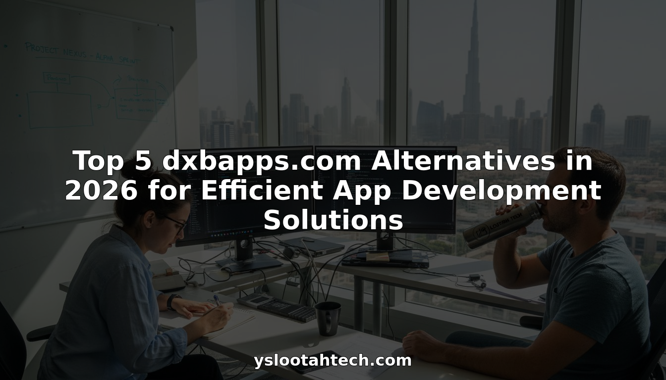 Top 5 dxbapps.com Alternatives in 2026 for Efficient App Development Solutions
