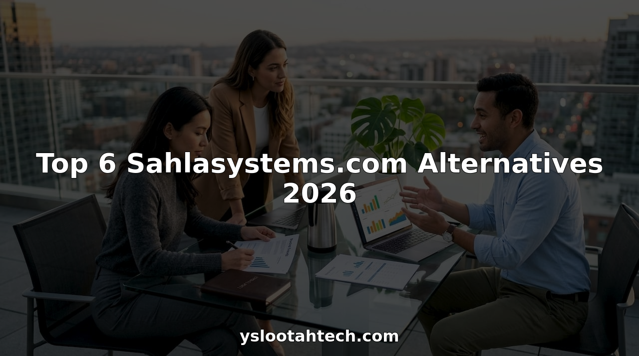 Top 6 Sahlasystems.com Alternatives 2026