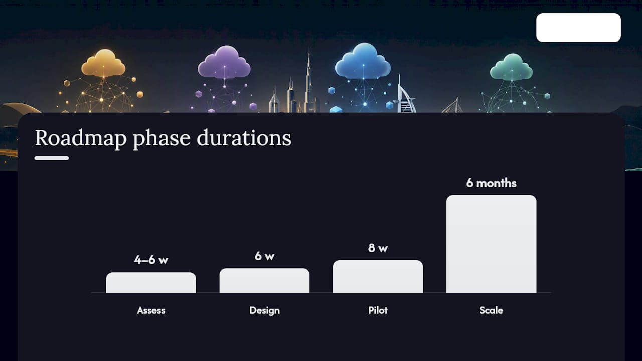 How to implement multicloud: a phased roadmap — overview diagram