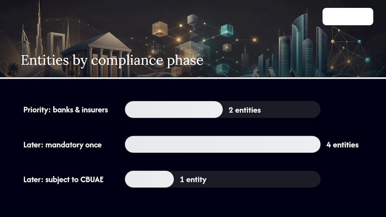 Compliance phases for UAE open finance entities