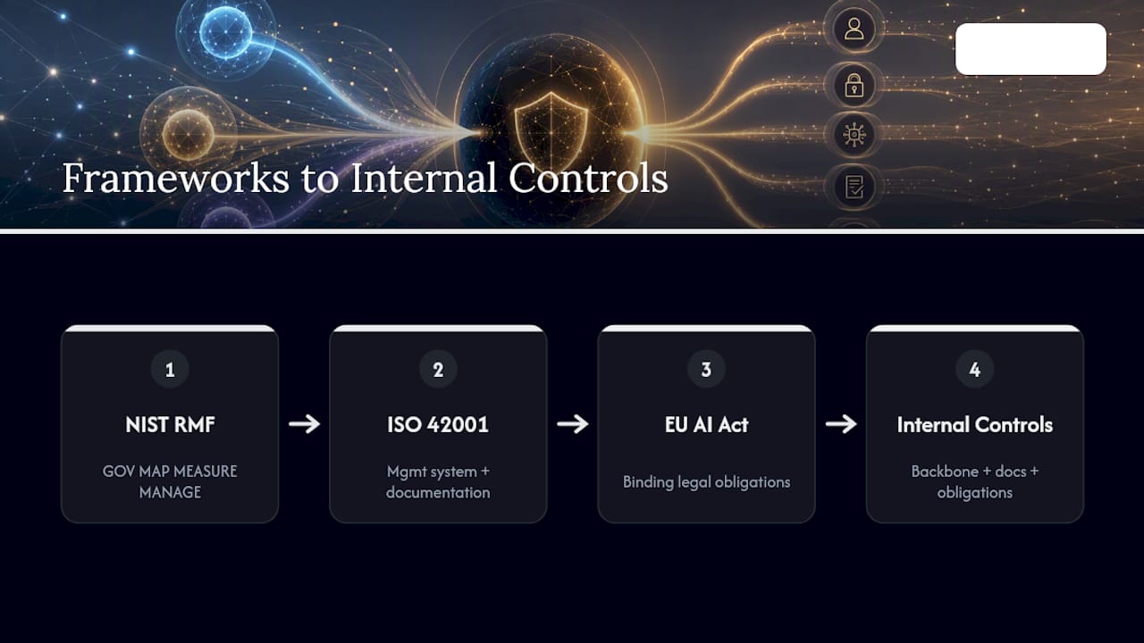 NIST ISO and EU AI governance mapping