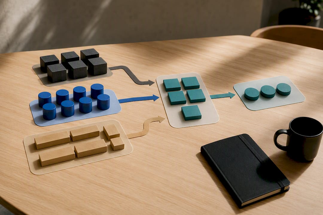 UX research evidence converging into priorities