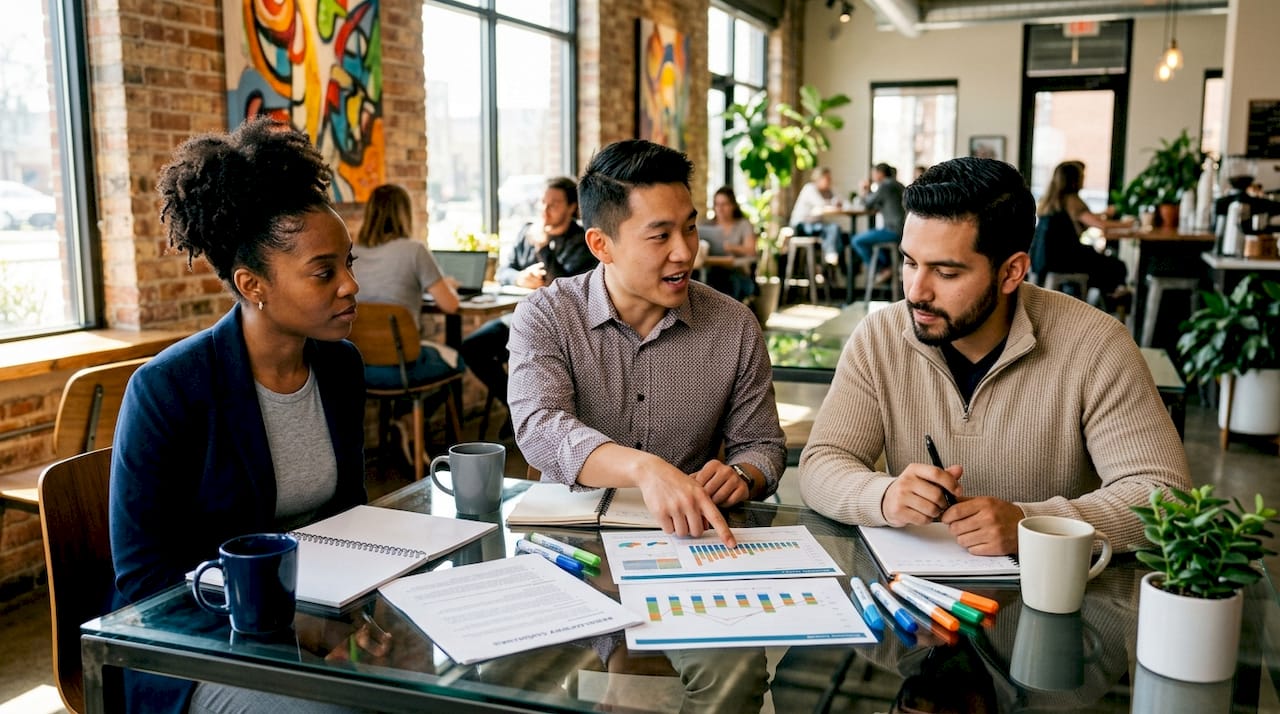 Team collaborating on crypto regulatory standards