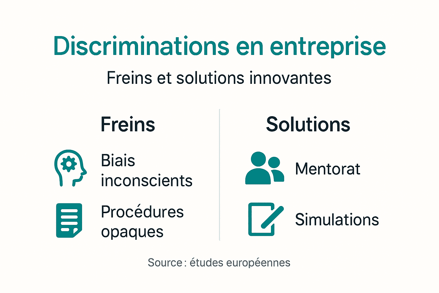 Infographie : comprendre les obstacles à l’égalité et les pistes pour lutter contre la discrimination