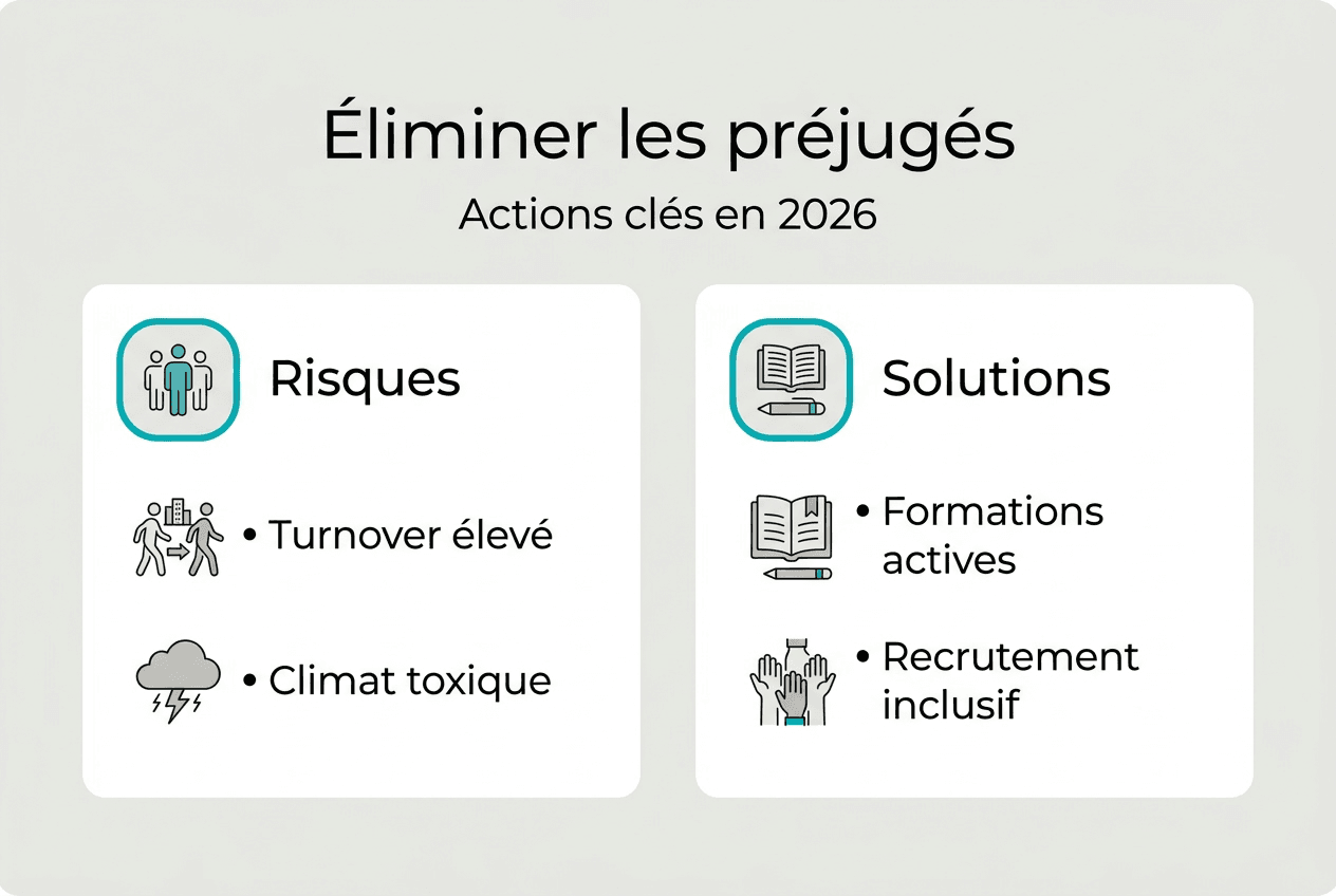 Infographie : comment lutter efficacement contre les idées reçues en milieu professionnel