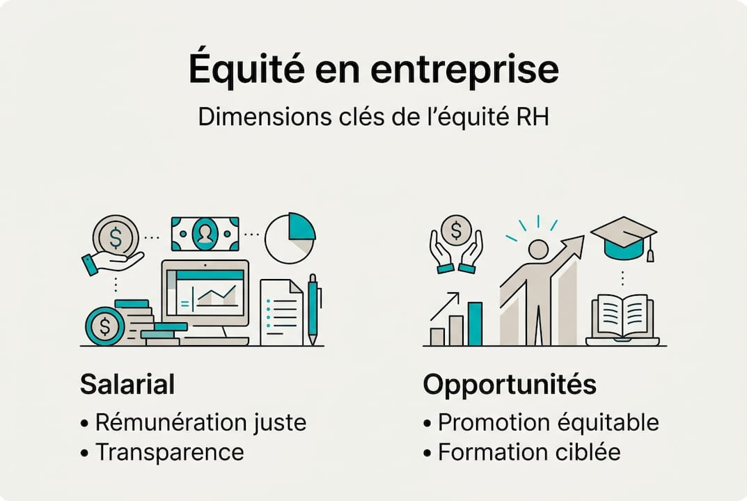Infographie : les enjeux de l’équité au sein des ressources humaines