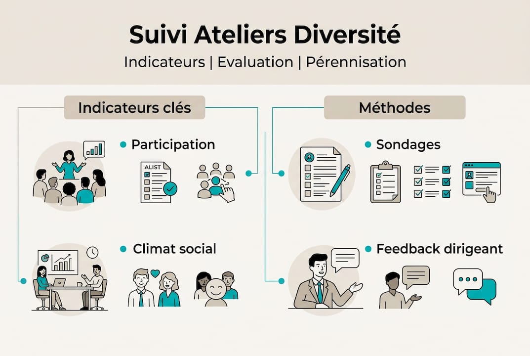 Infographie : mesurer l’impact des ateliers sur la diversité en entreprise