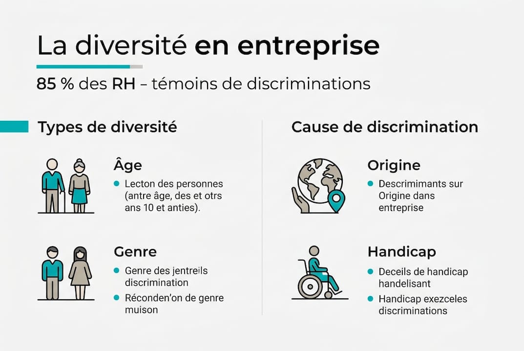 Regards sur la diversité et les discriminations au travail : une infographie pour mieux comprendre les enjeux en entreprise