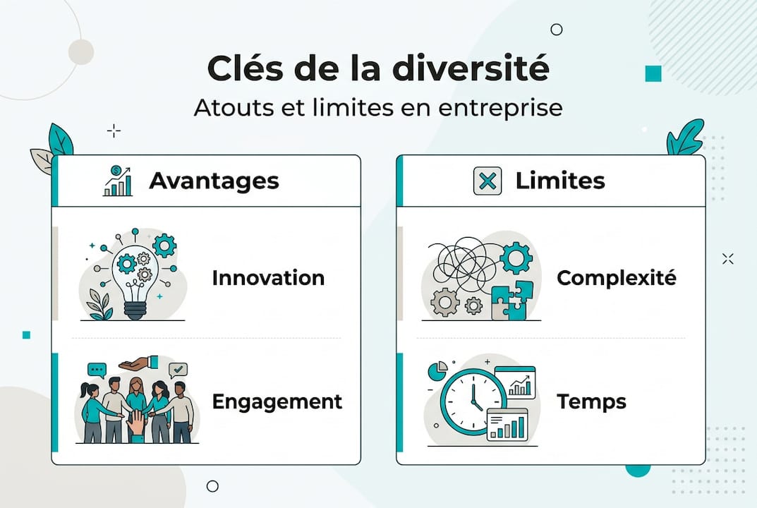 Infographie : l’essentiel sur la diversité, ses atouts et ses limites
