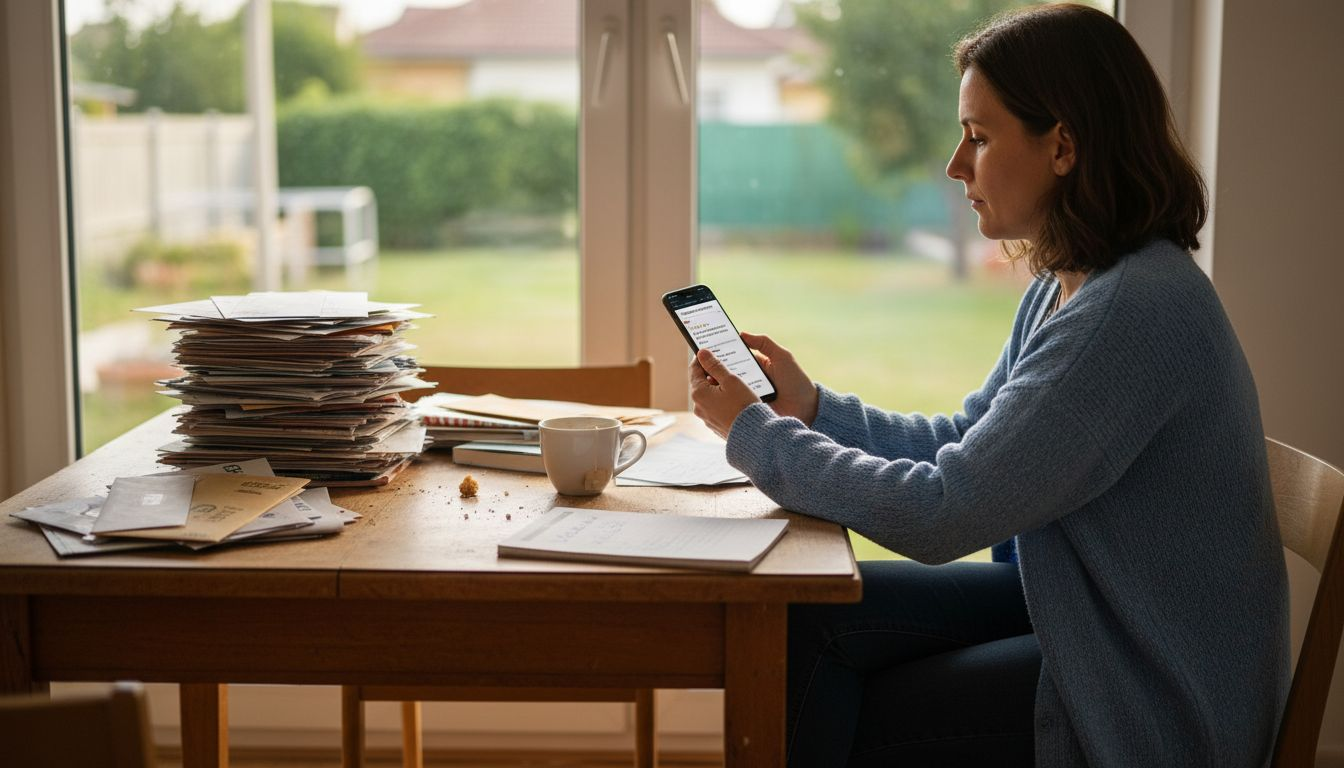 Majiteľka si doma prezerá hodnotenia od zákazníkov, aby mala prehľad o ich skúsenostiach.