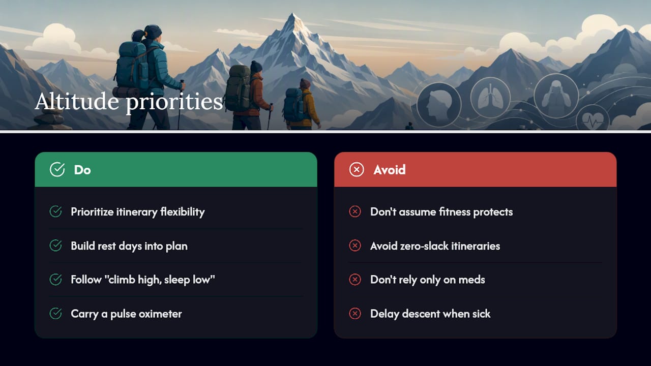 Why the Standard Altitude Advice Gets One Thing Wrong — overview diagram