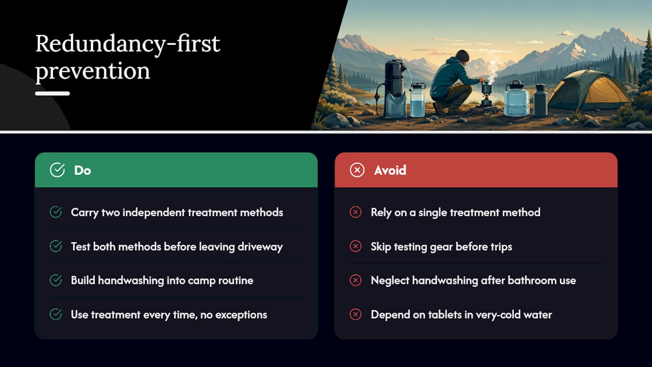 Why the Standard Advice Undersells Redundancy — overview diagram