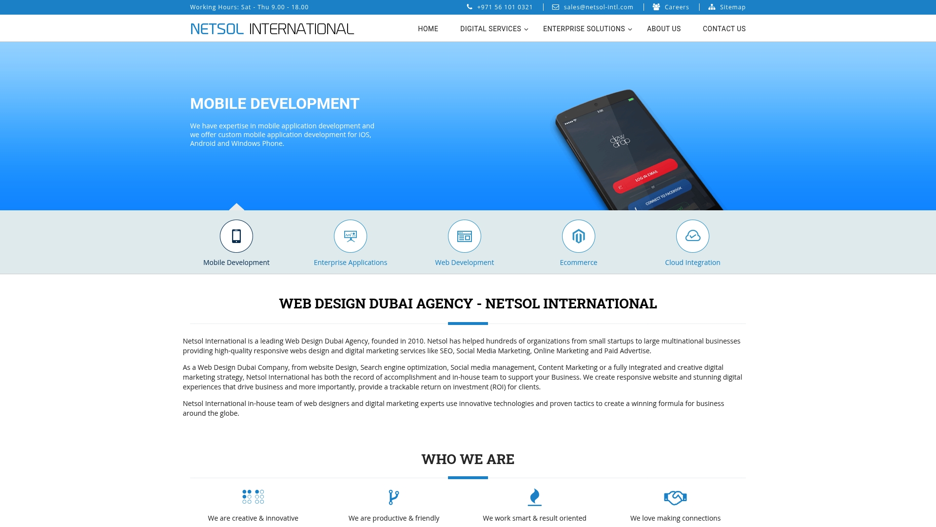 Web Design Dubai 2 Product Screenshot