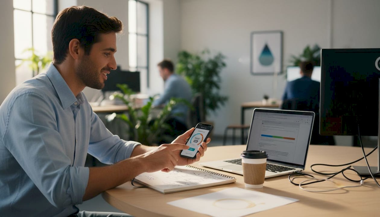 Testing website speed on mobile phone