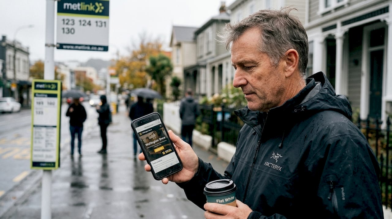 What is responsive web design for NZ small businesses 1 Web Design Image Customer uses smartphone for NZ café website