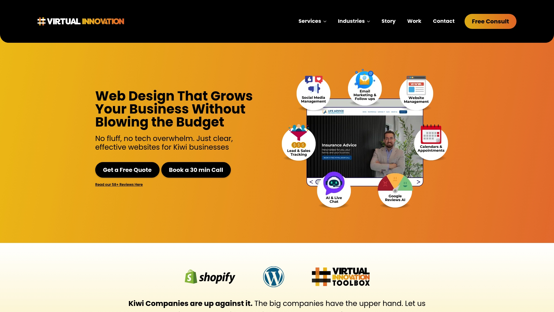 Top 5 Whiterabbit.nz Alternatives 2026 1 Web Design Image Product Screenshot