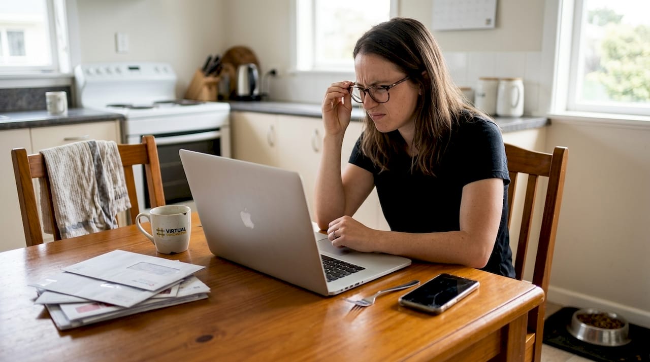 Web accessibility for NZ businesses: risks, benefits, and action 1 Web Design Image User frustrated with inaccessible business site