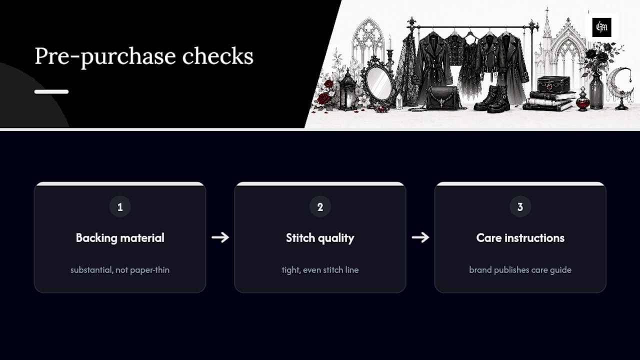 Three checks for buying vegan leather